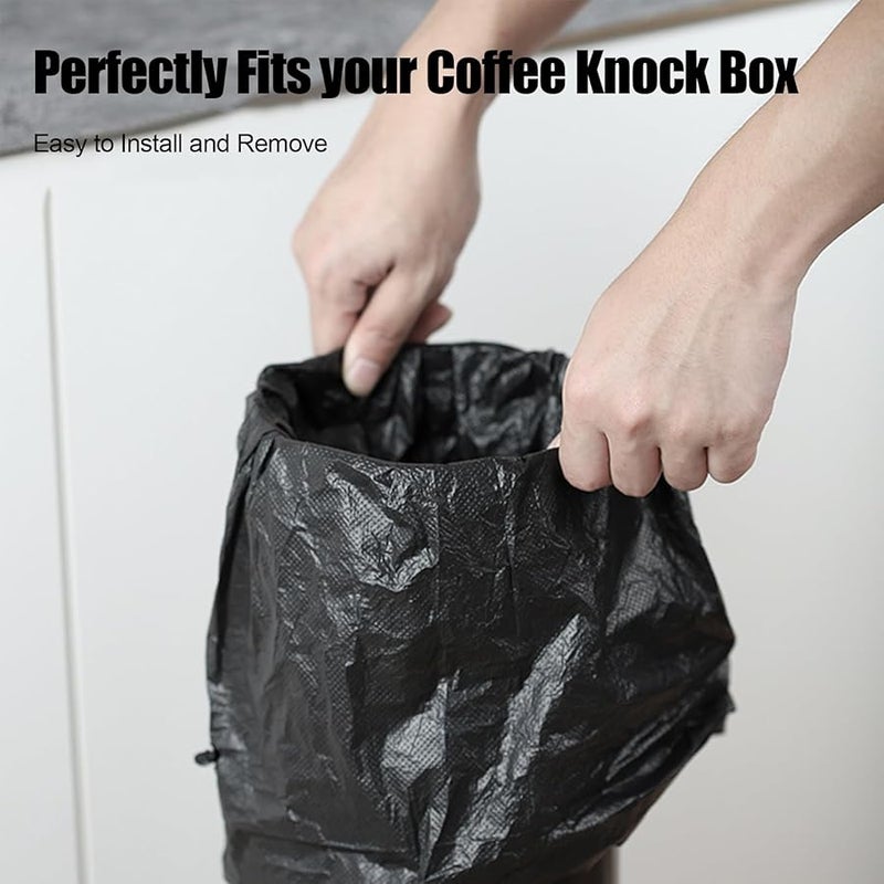 أكياس قمامة لصندوق القهوة 25 قطعة، أكياس نفايات قابلة للتخلص منها لبقايا الإسبريسو - Image 4